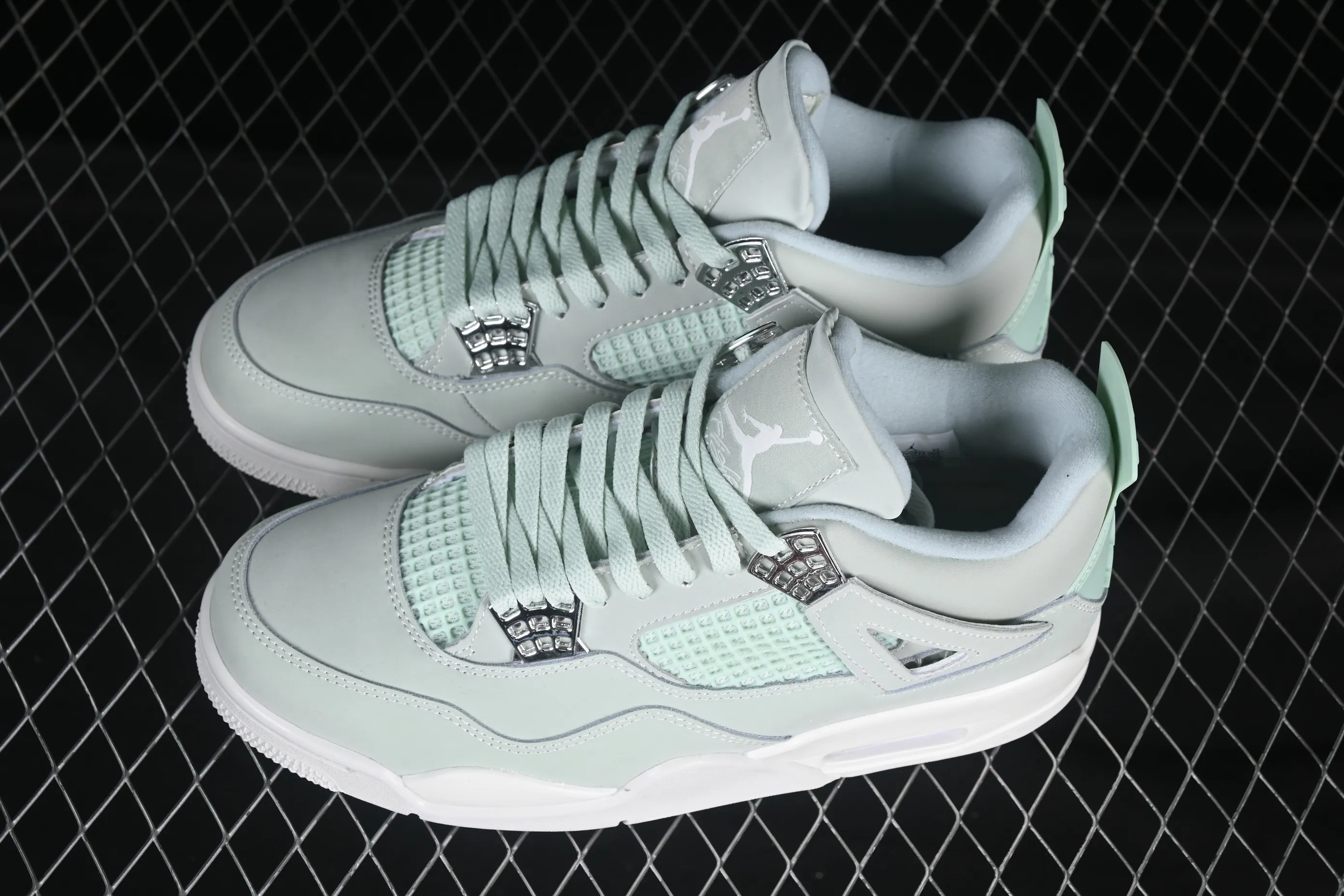 All categories Air Jordan Jordan series basketball shoes Air Jordan 4 Air Jordan 4 Retro "Abundance" AJ4 Joe 4 mint green HV0823-003
